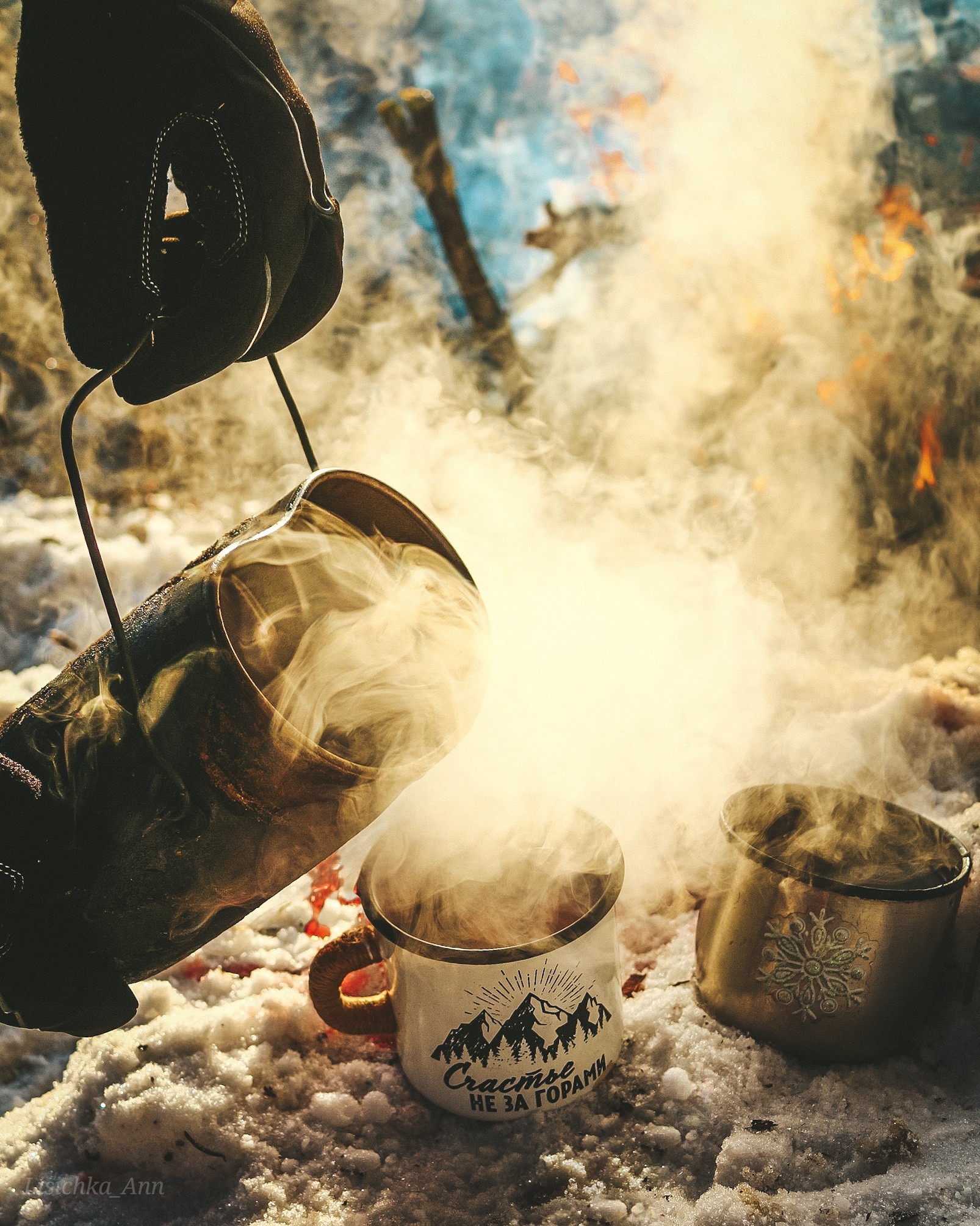 What mulled wine recipes do you know? - My, The photo, Mulled wine, Primorsky Krai, The mountains, Winter, Bonfire, Longpost