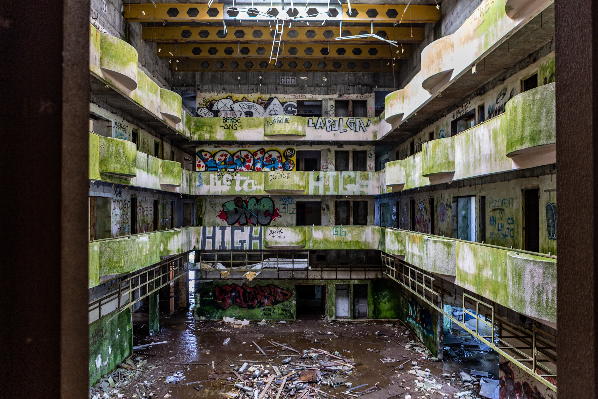 Photography of the hotel Monte Palace - My, Abandoned, Hotel, Portugal, Longpost, Azores