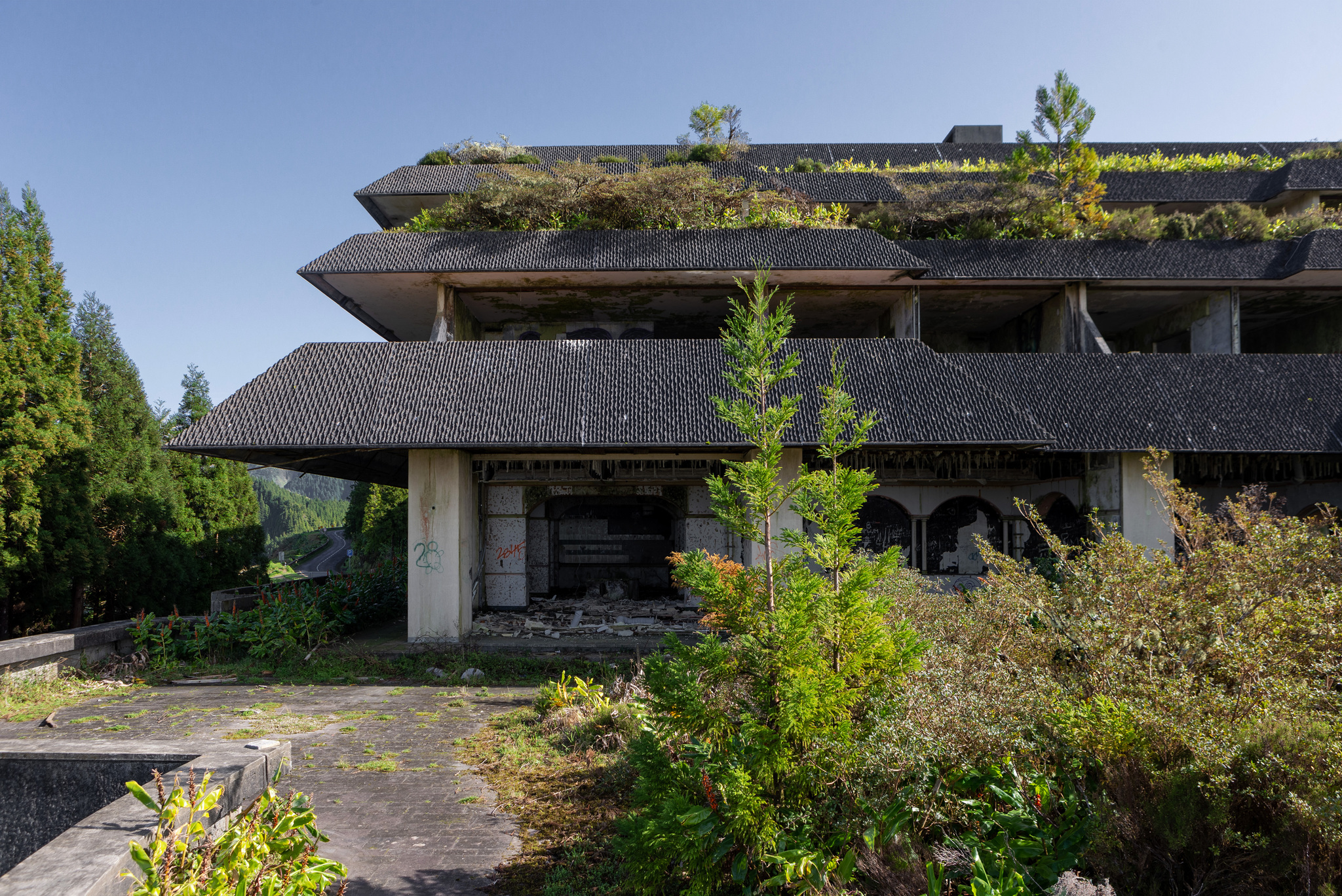 Photography of the hotel Monte Palace - My, Abandoned, Hotel, Portugal, Longpost, Azores