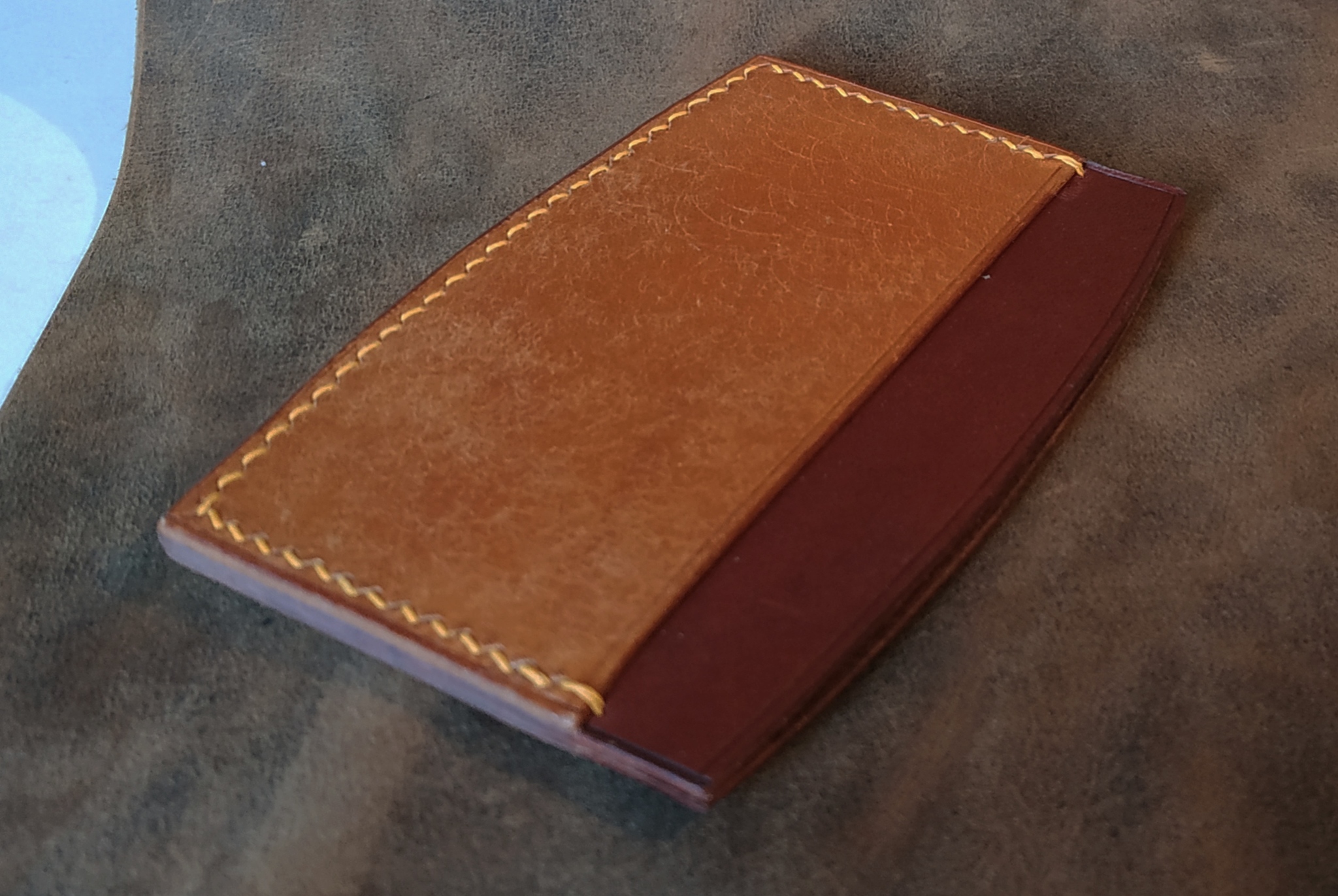 Cardholder - My, Leather products, With your own hands, Leather, Handmade, Longpost