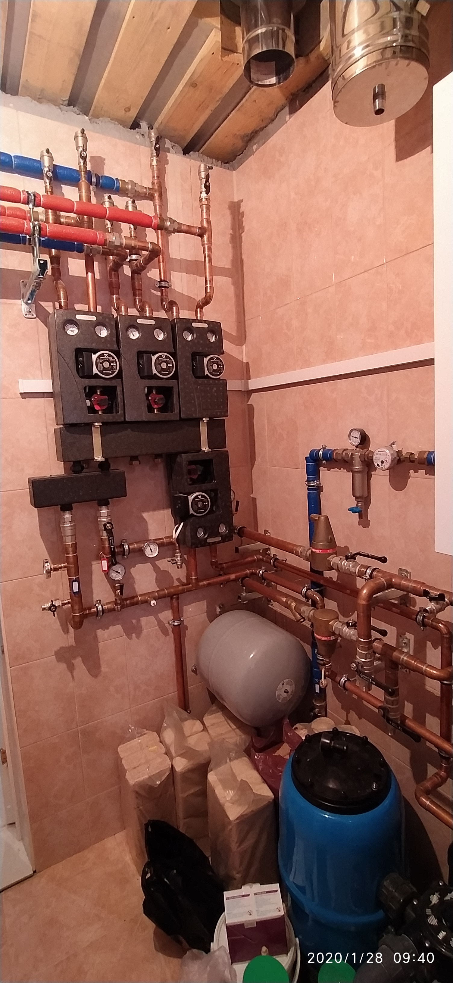 Everyday life of a plumber 19. What a completed boiler room looks like - My, Engineering systems, Heating, Longpost