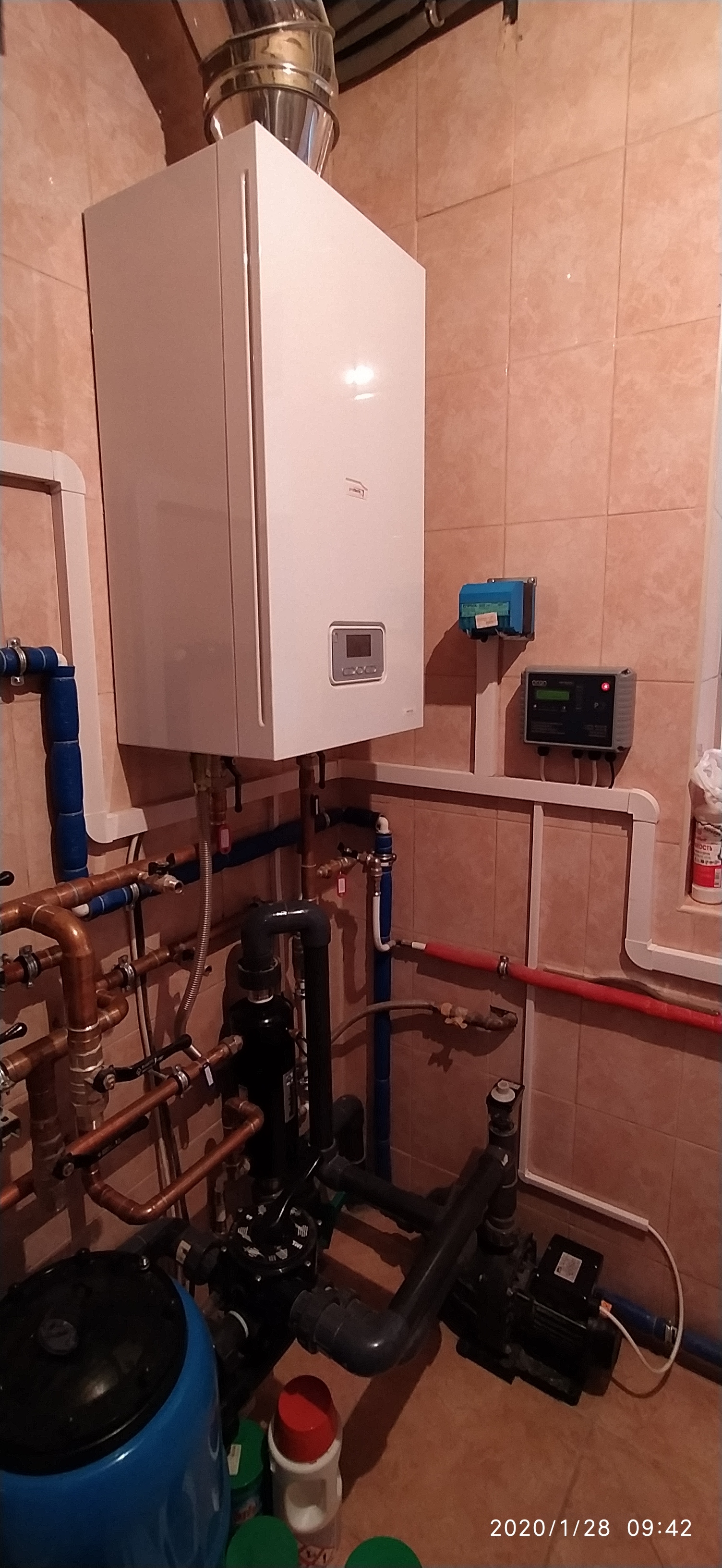 Everyday life of a plumber 19. What a completed boiler room looks like - My, Engineering systems, Heating, Longpost