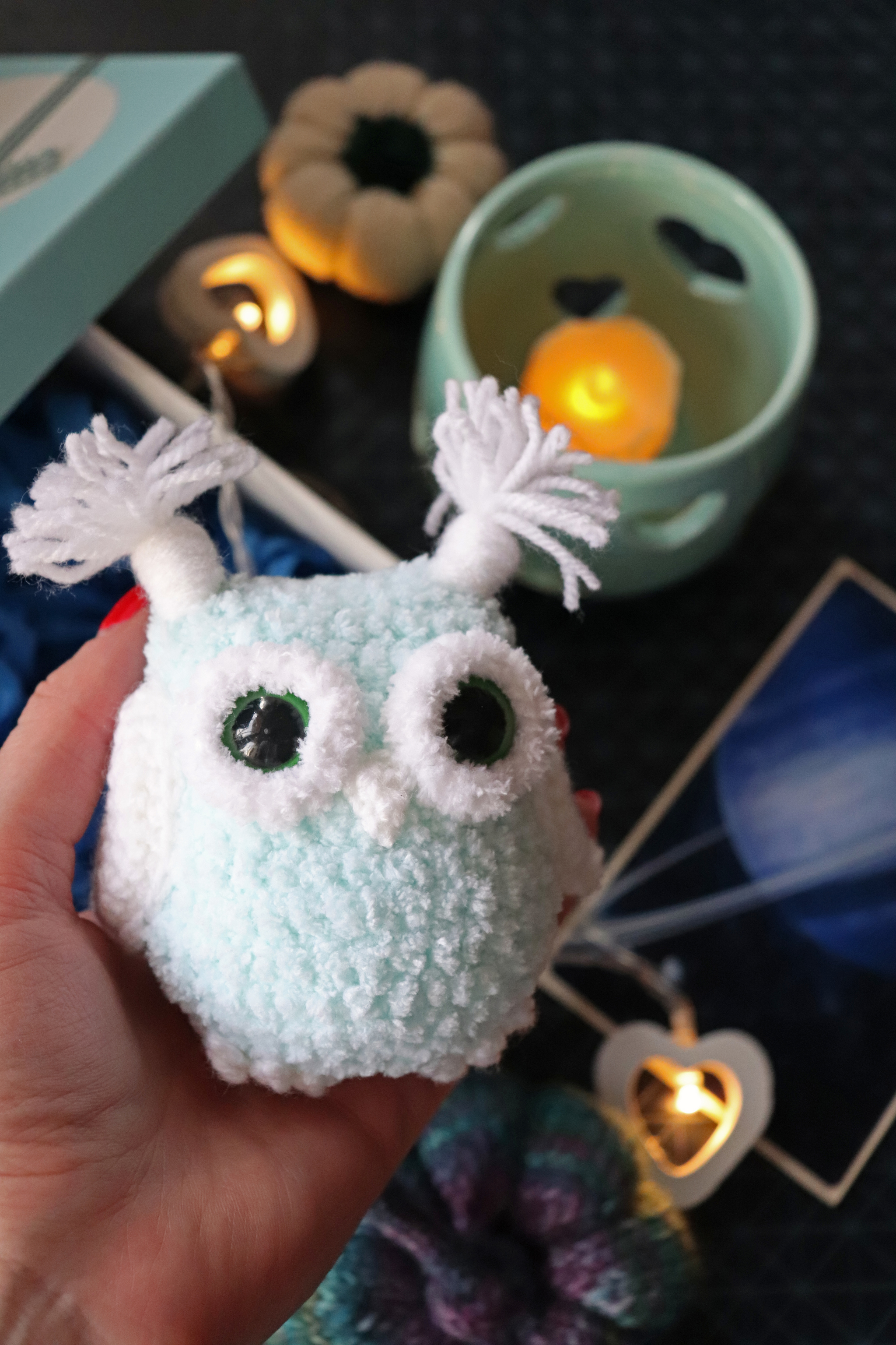 Owlet [Handicrafts give] - My, Owl, Needlework without process, Needleworkers give, Amigurumi, Longpost