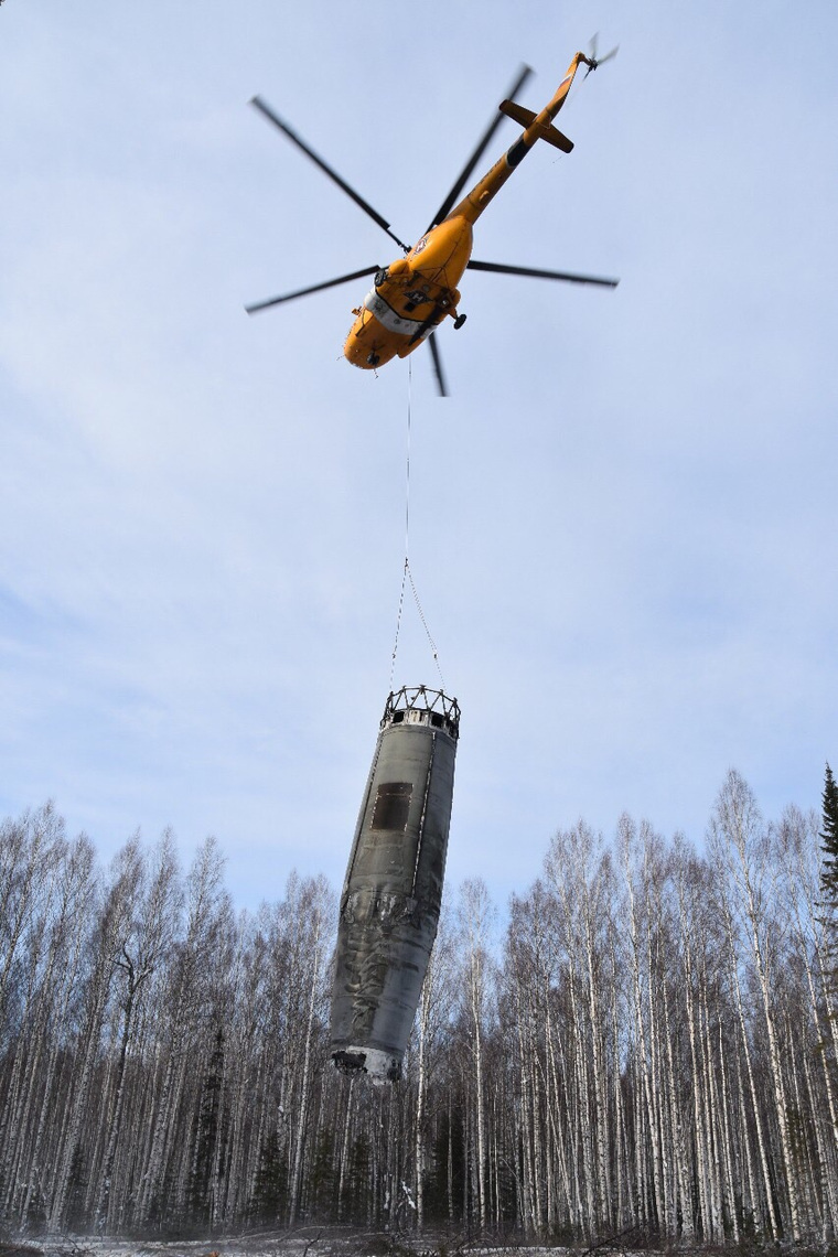 Multi-ton parts of a Soyuz rocket fell on the border of Ugra and the Sverdlovsk region - Roscosmos, Union, Rocket, Ugra, Sverdlovsk region, Space, news, Longpost