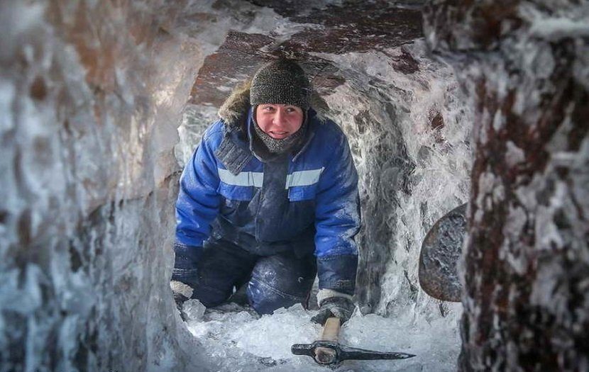 Кто такие выморозчики... - Фотография, Видео, Работа, Север, Зима, Длиннопост, Река Лена