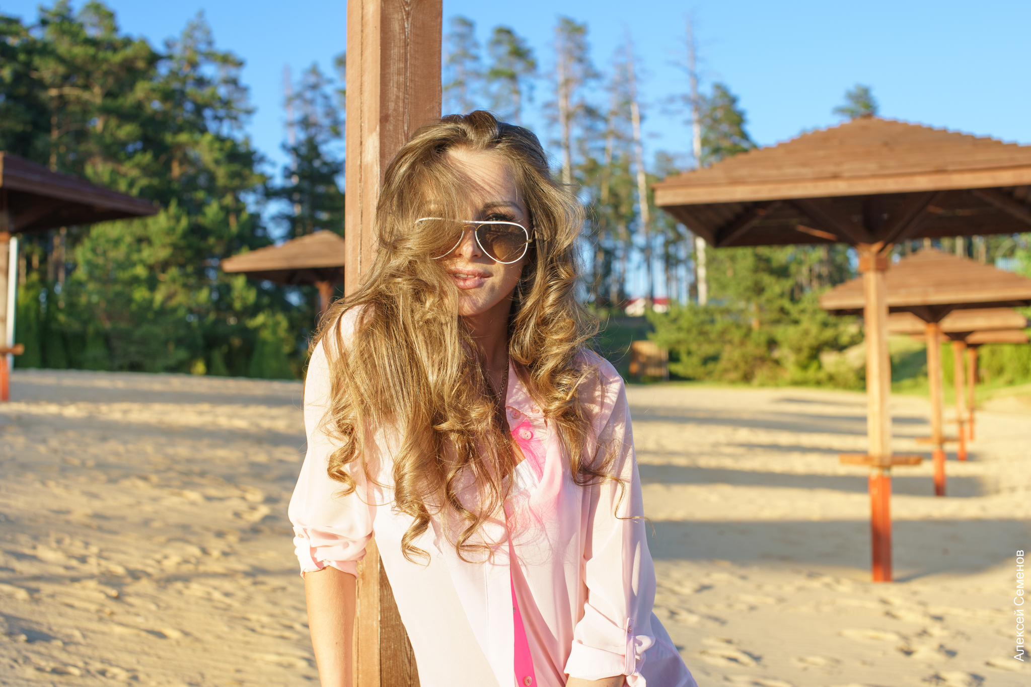 On the Sunset - My, Beach, Sunset, Girls, The photo, PHOTOSESSION, Cheboksary, Longpost