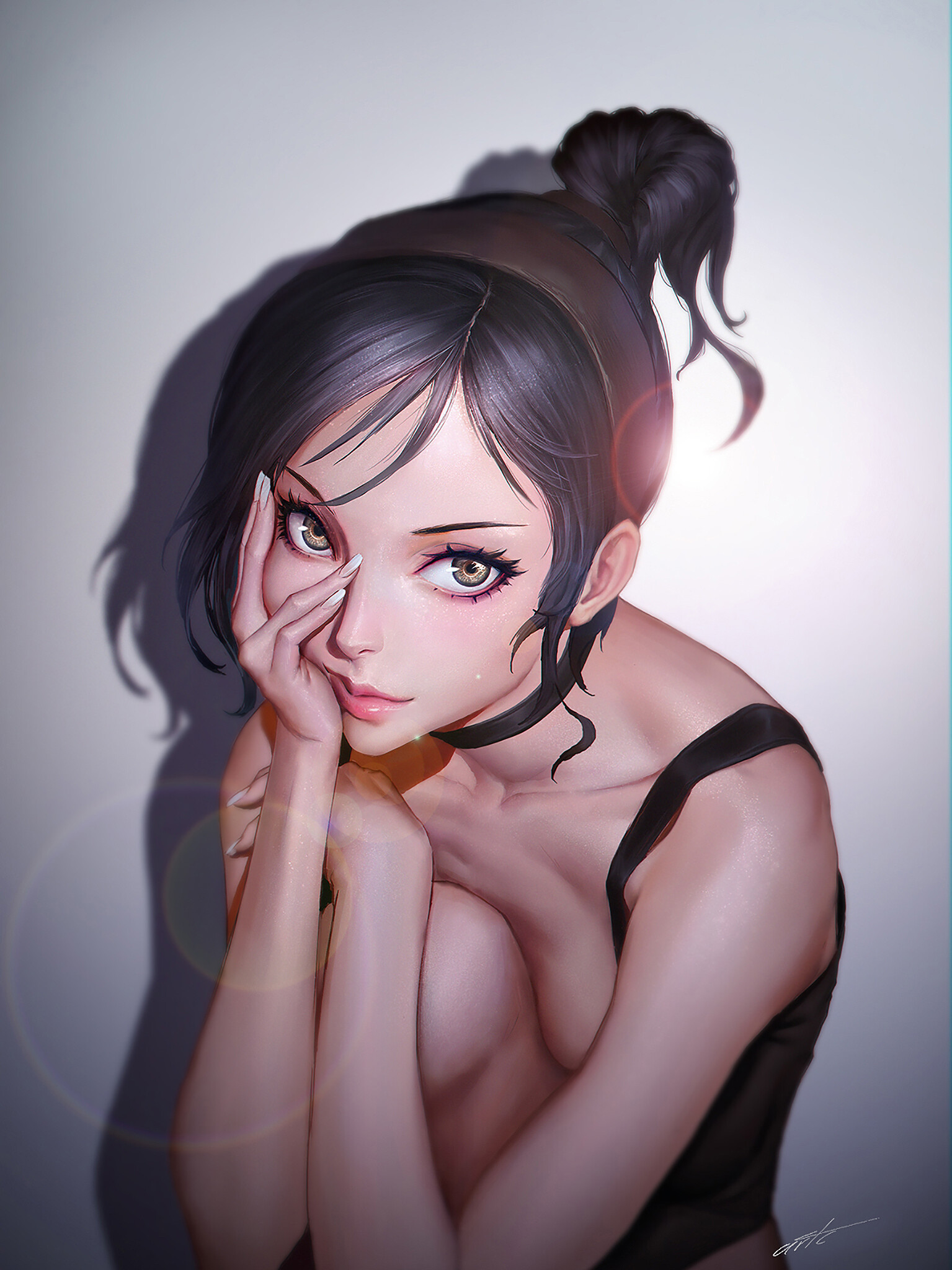 Sight - Art, Drawing, Girls, Wang Chen