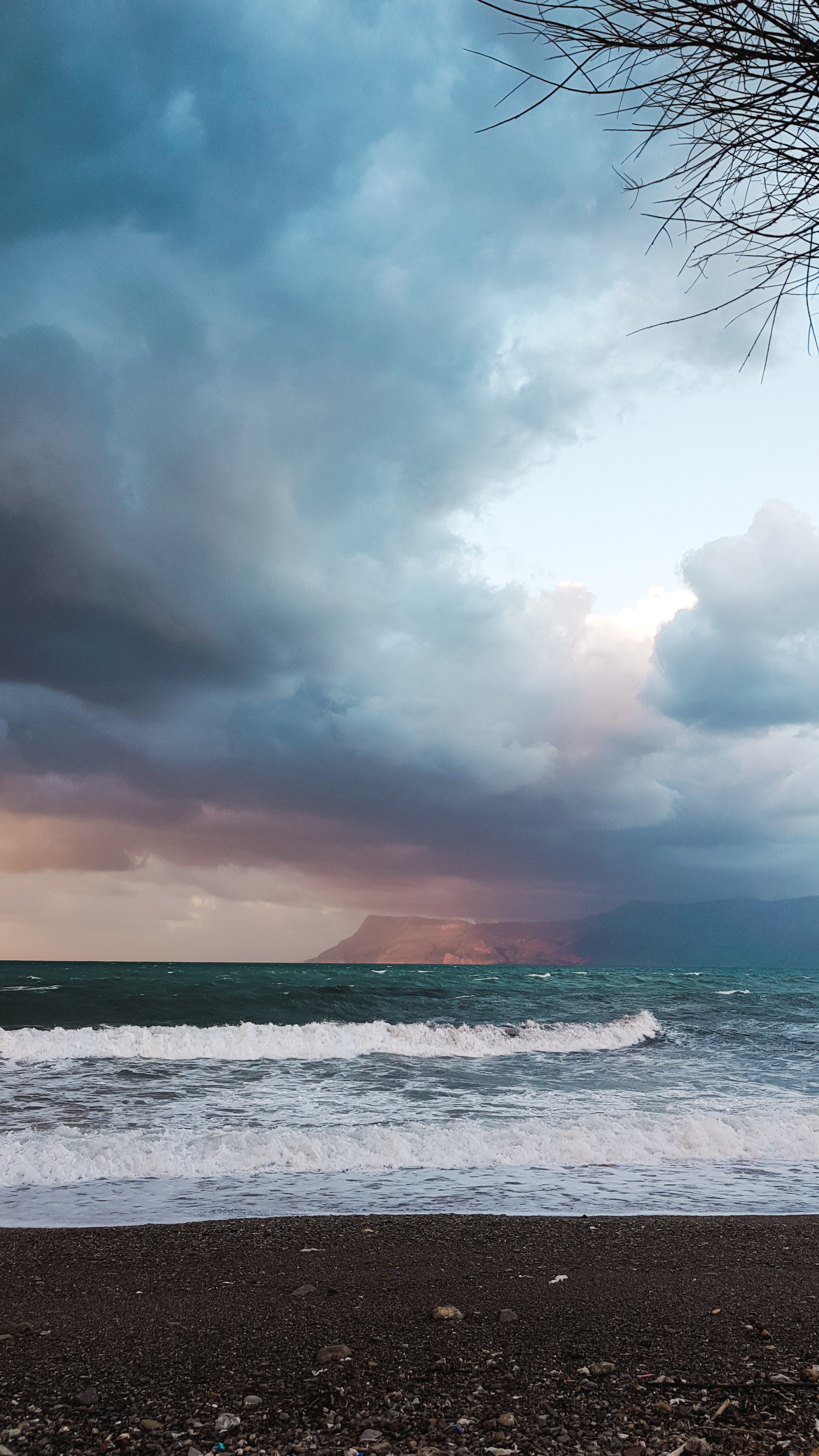 Incredible sunset in Crete - Sea, Greece, Crete, Sunset, Wave