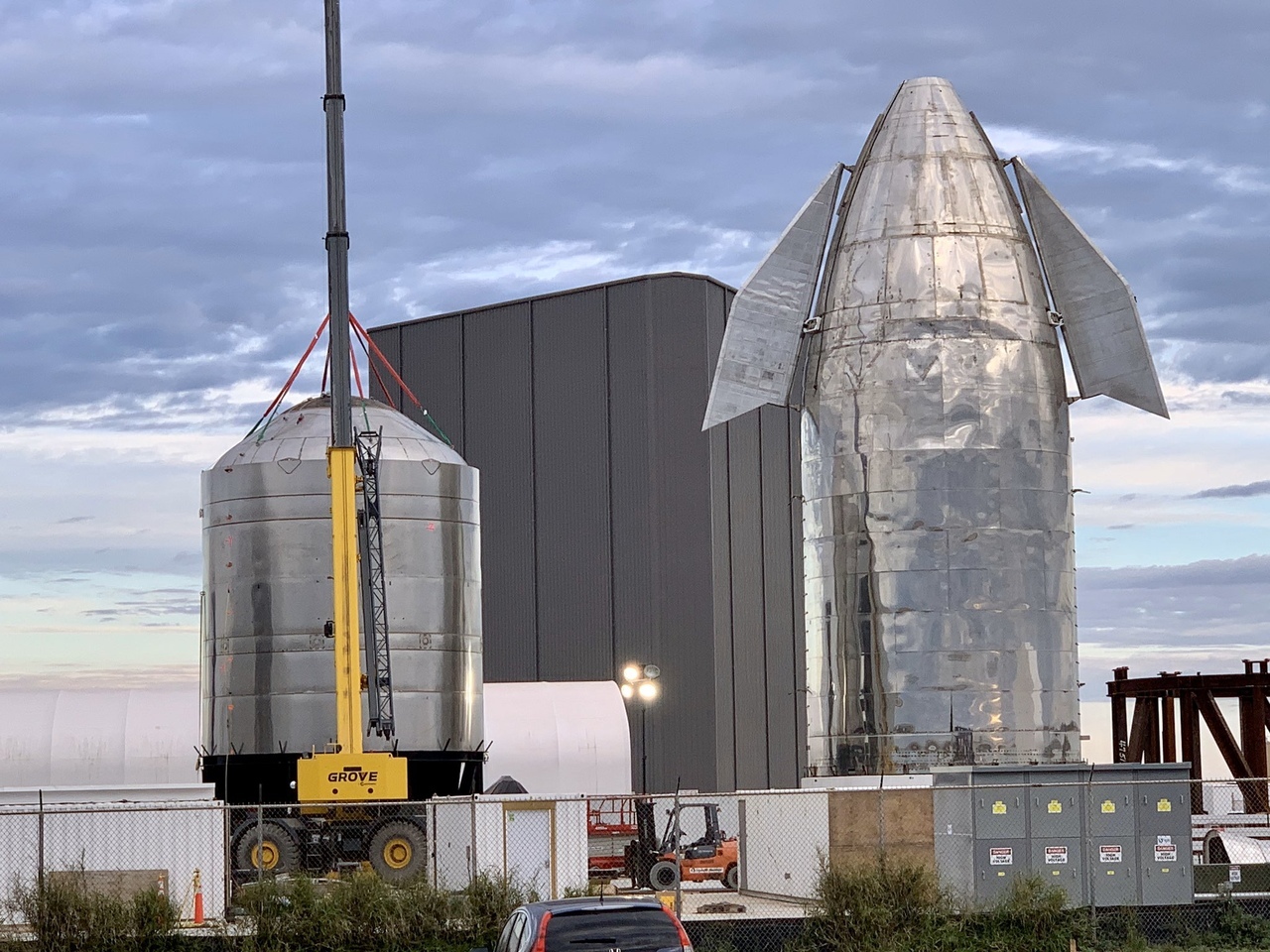 SpaceX Starship. News from Boca Chica and Cocoa - Spacex, Starship, Boca Chica, Building, Elon Musk, Video, Longpost