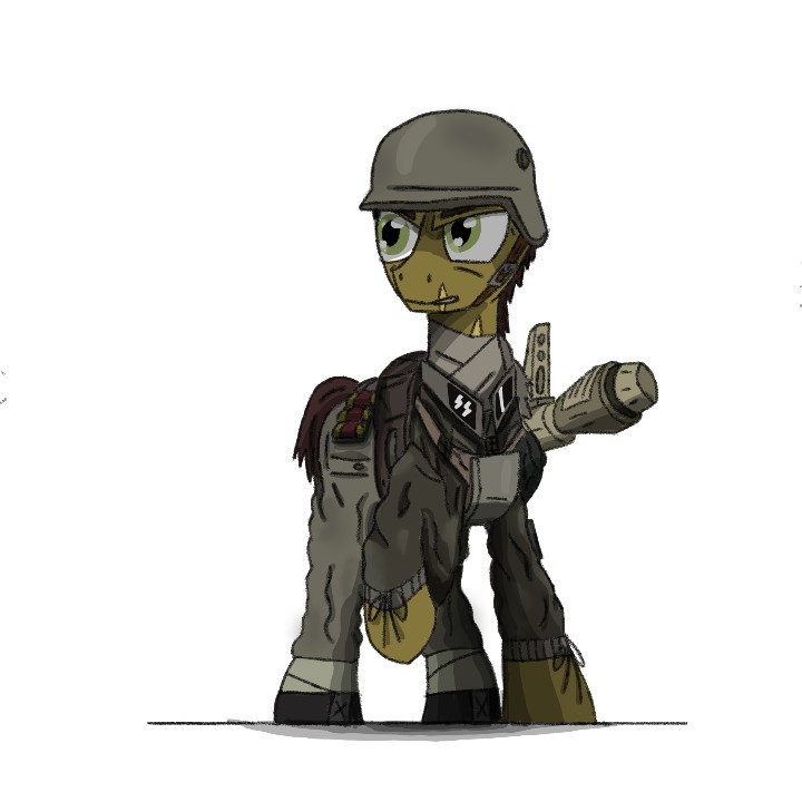 Of course, I am for good, but I like the German army of the Second World War - My, My little pony, Original character