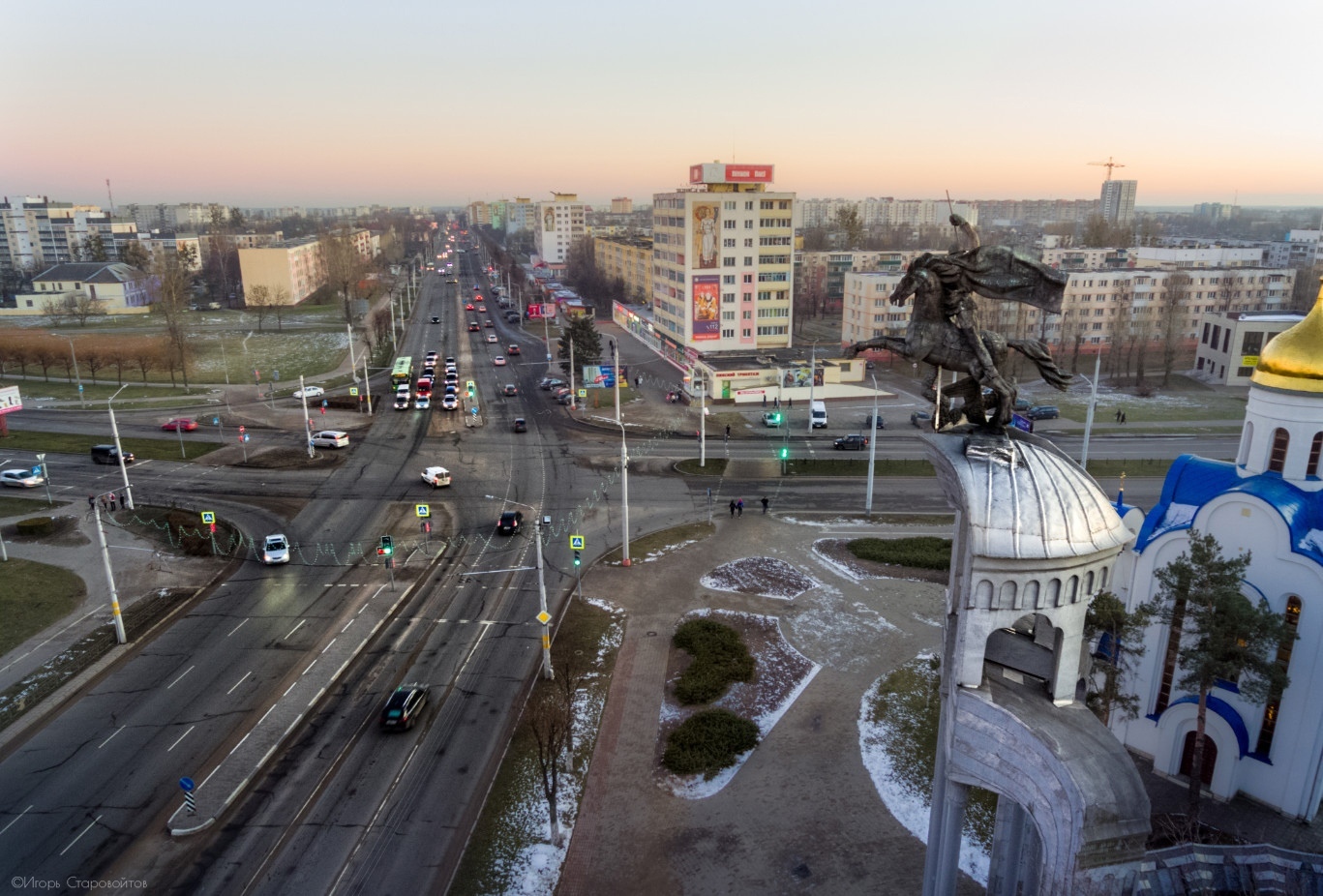 This is Bobruisk - My, Bobruisk, Republic of Belarus, Beavers, The culture, Video, Quadcopter, Dji, Flight, Longpost