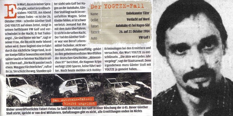 The mysterious case of YOG'TZE. Whose victim was Gunter Stoll? - Murder, Расследование, Тайны, Longpost