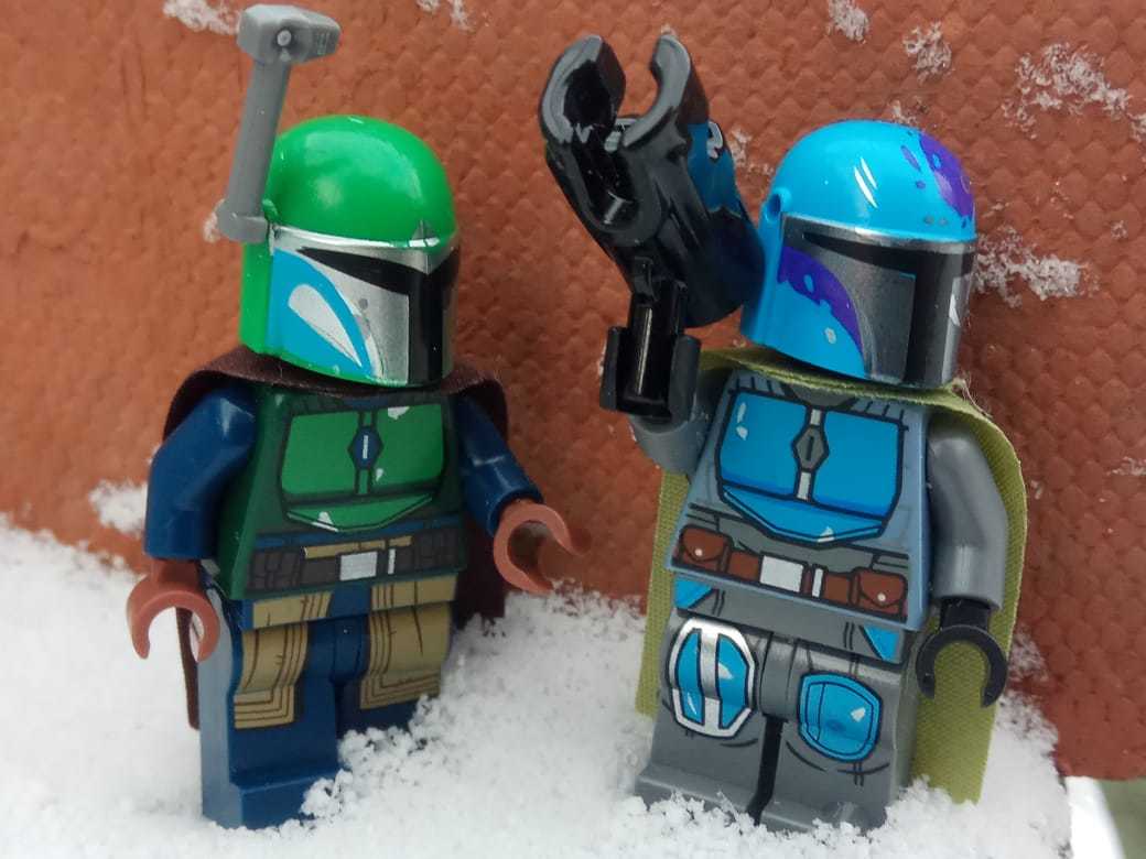 The Mandalorians are on vacation, but on alert - My, Star Wars, Lego, Mandalorian, Longpost