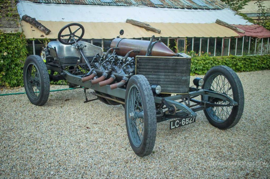 1905 fire-breathing Darracq - Retro, Автоспорт, Speed record, France, Sports car, Video, Longpost