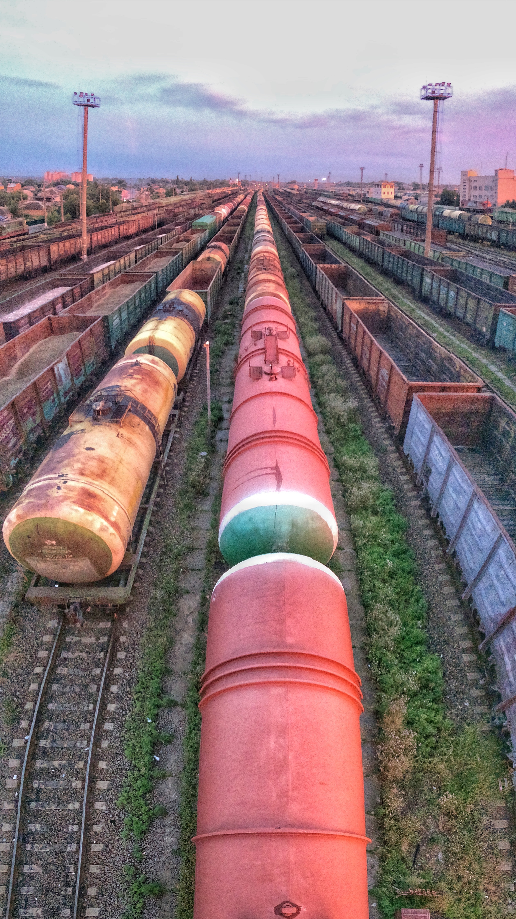 Bataysk, sorting - My, Bataysk, A train, Classification yard, Longpost