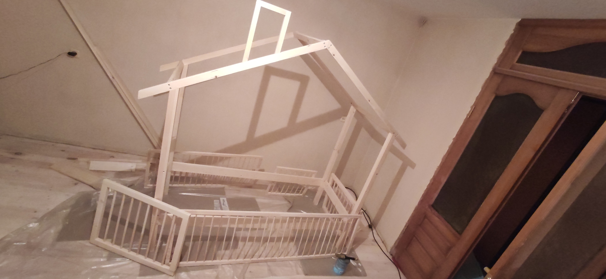 Reply to the post “Post No. 5. A “house” crib for RUR 20,000+. Not our option...” - My, With your own hands, Rukozhop, Family, Baby bed, Furniture, Reply to post, Longpost