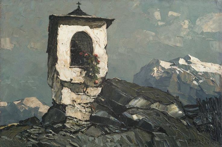 Artist Oskar Mulley - Art, Painting, The mountains, Austria, Landscape, A selection, Longpost