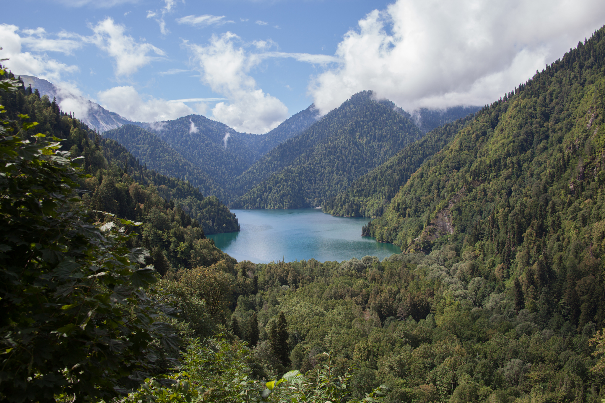 Abkhazia. Lake Malaya Ritsa - My, Malaya Ritsa, Abkhazia, The mountains, Lake, Landscape