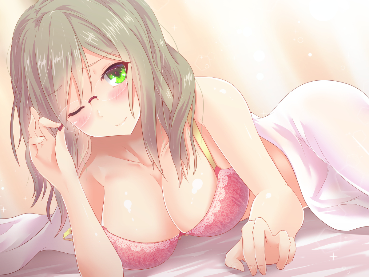 Katori - NSFW, Anime, Art, Anime art, Kantai collection, Katori, Breast, Bra, Erotic