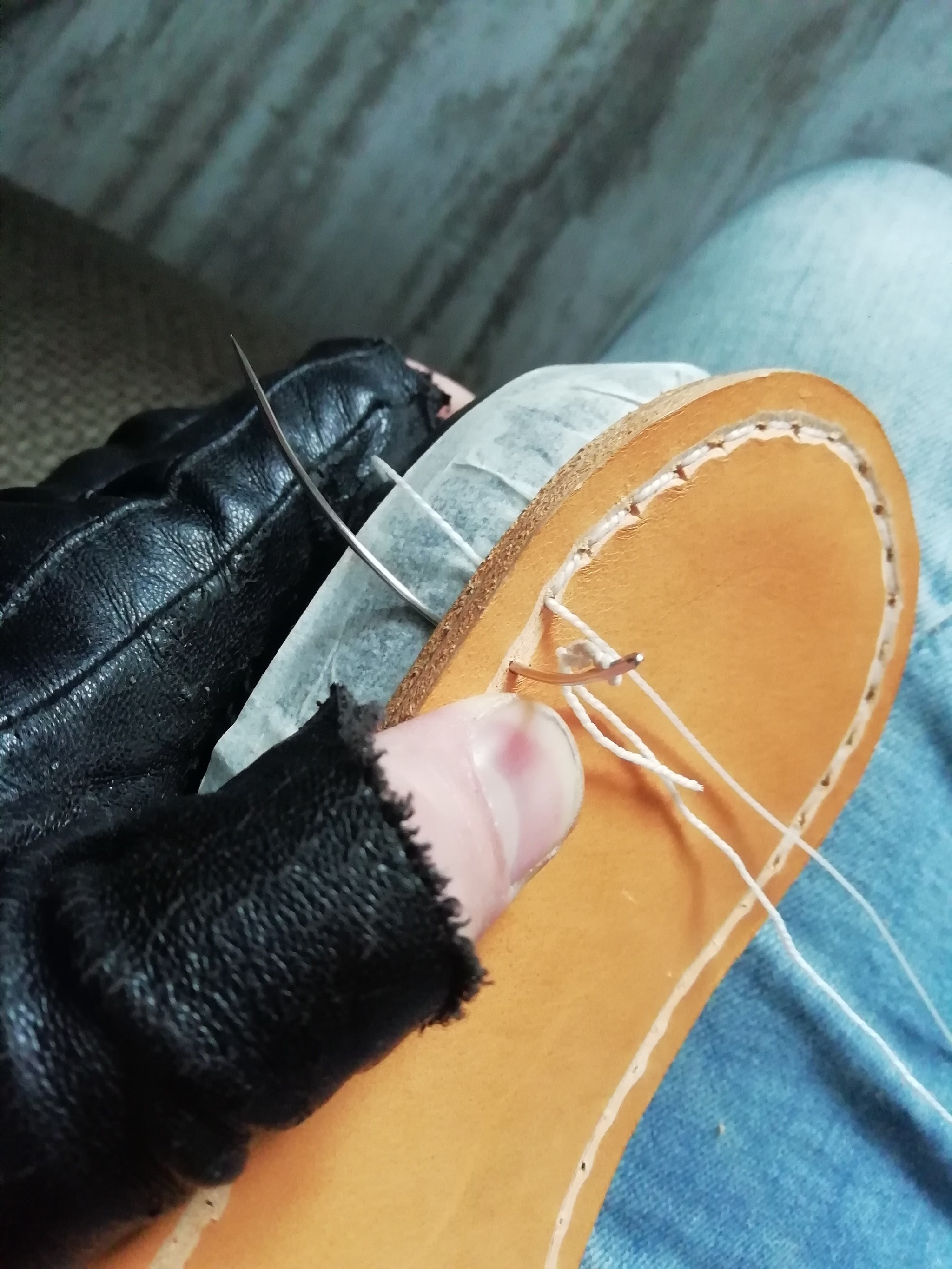Первые кожаные ботинки своими руками | Пикабу