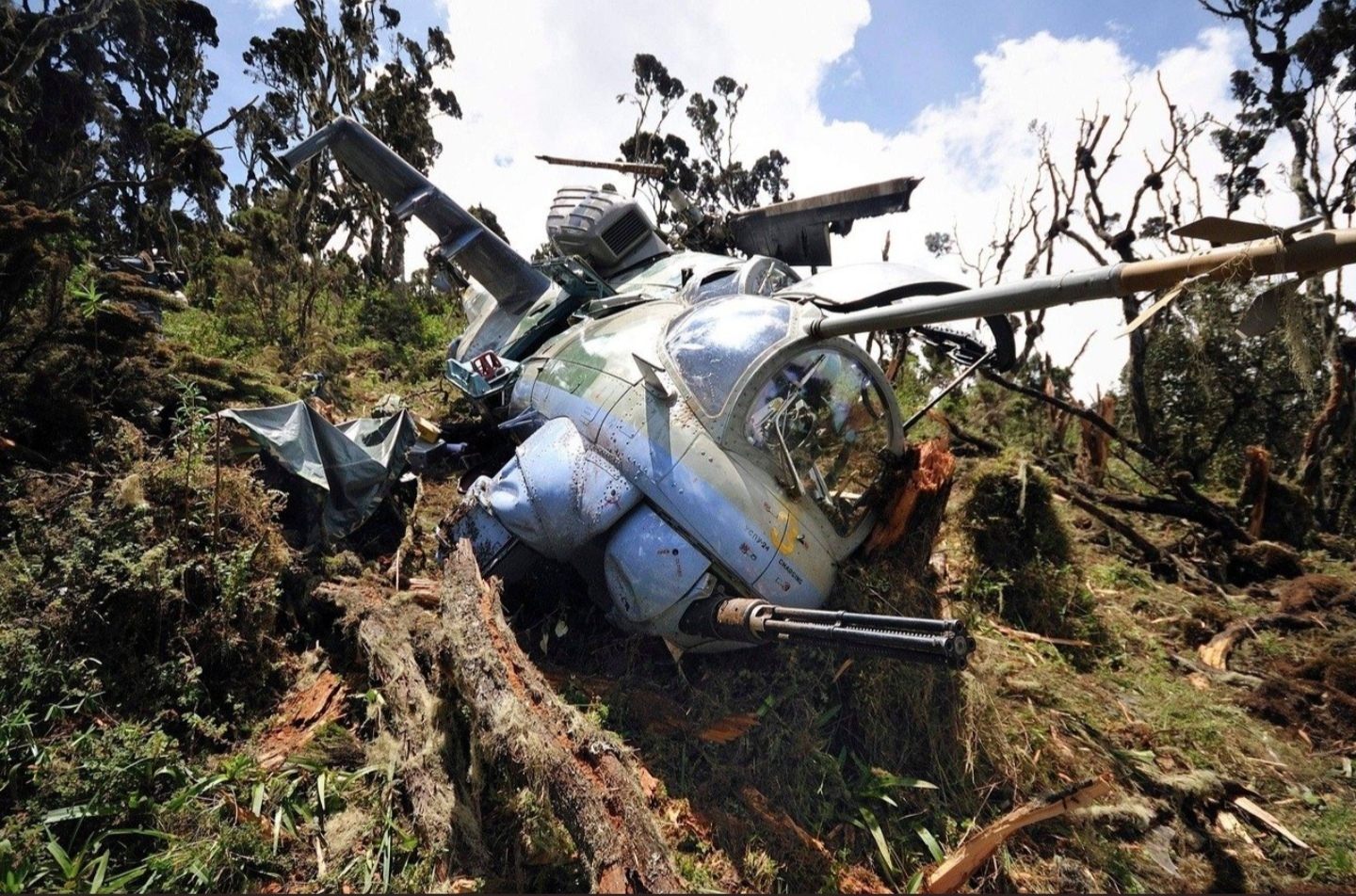 An ordinary day in Africa. I woke up, killed the crocodile in the morning and was free all day... - The photo, Africa, Mi-24, Aviation