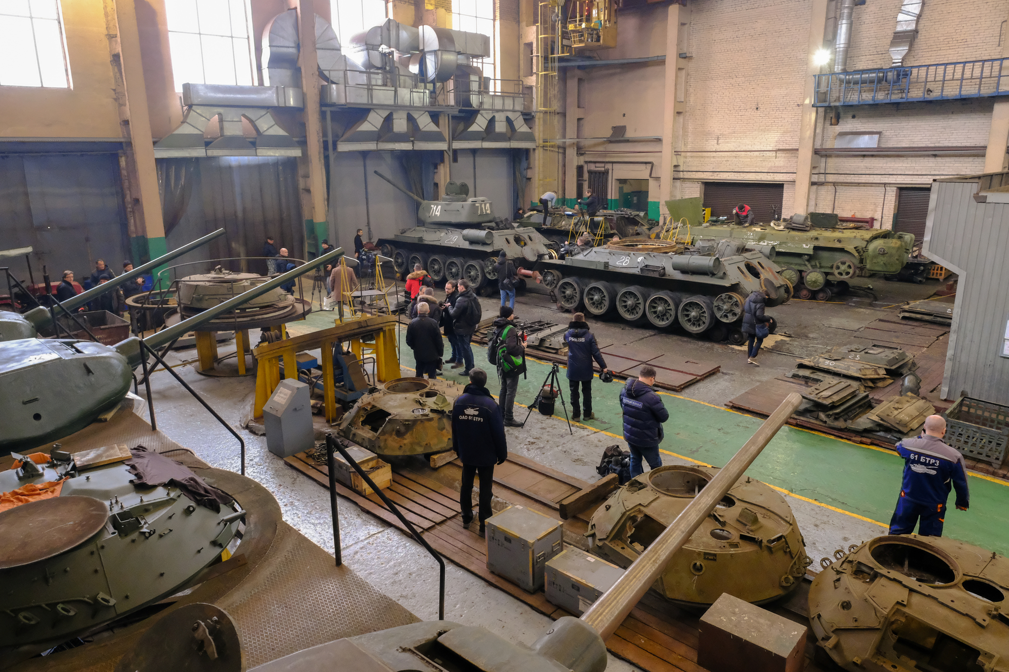 T-34 is back in service: tanks that arrived in Russia from Laos are being prepared for the Victory Parade near St. Petersburg - Saint Petersburg, Tanks, Armored vehicles, Military equipment, Victory, The Great Patriotic War, Factory, The photo, Longpost