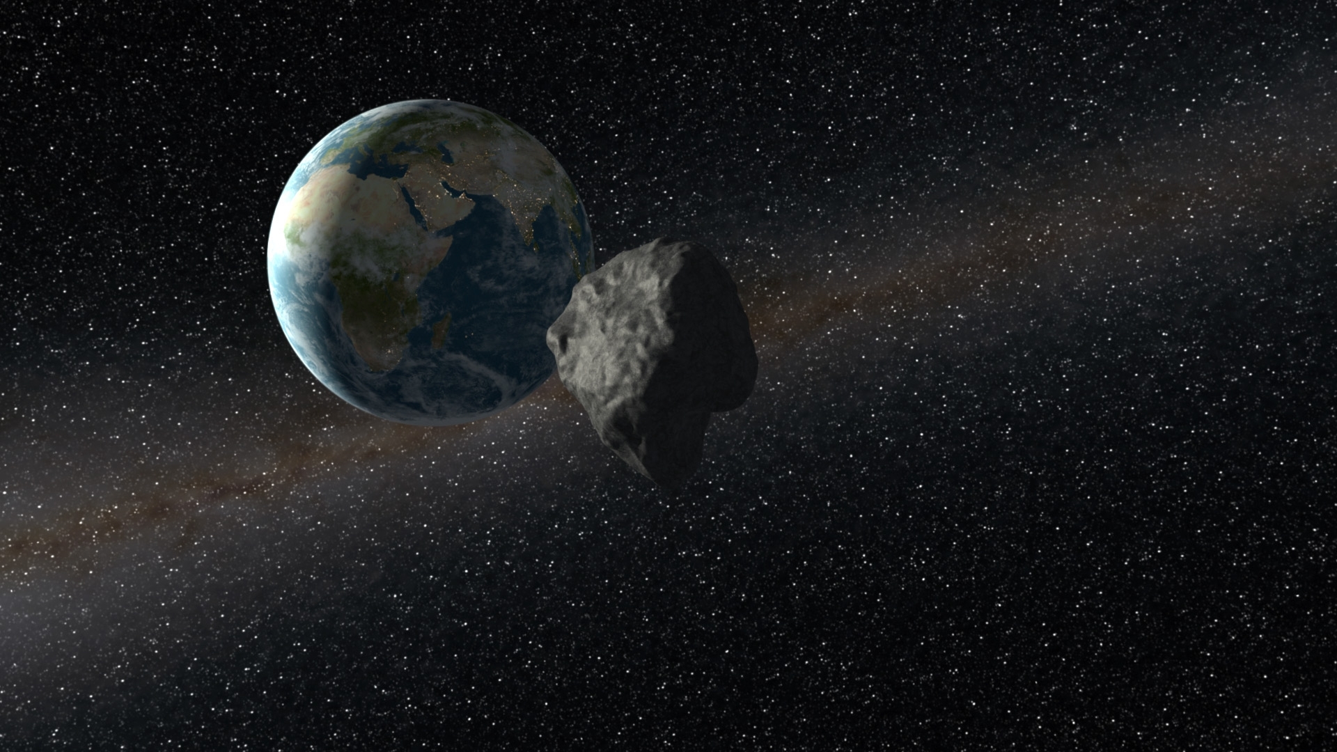 Turbulent times on the Vesta asteroid - Orbit, NASA, Land, Danger, Asteroid, Galaxy, The science, Space, GIF, Longpost, Asteroid Vesta