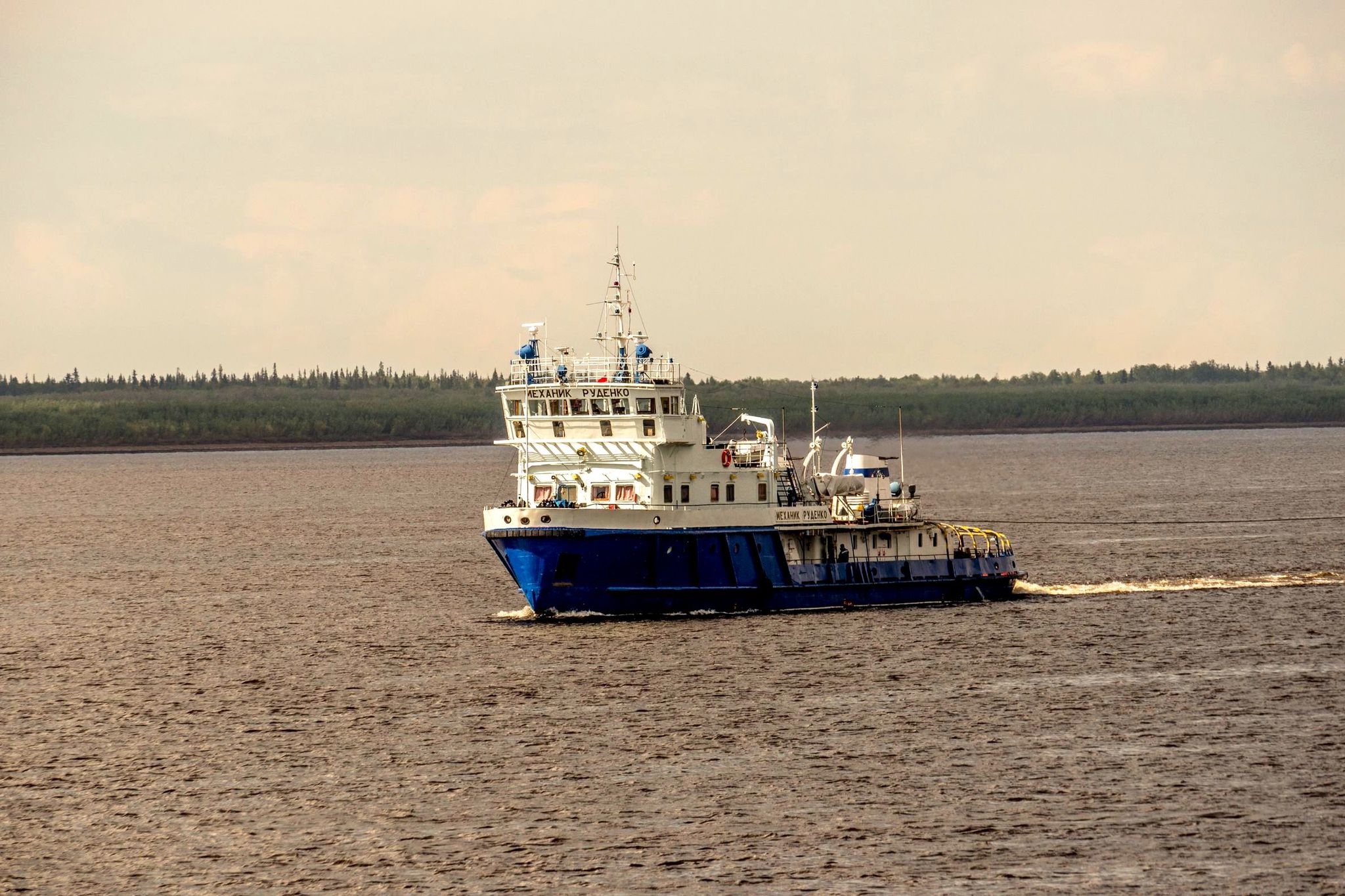 Krasnoyarsk - Norilsk. Part 3 - My, Yenisei, Motor ship, Longpost