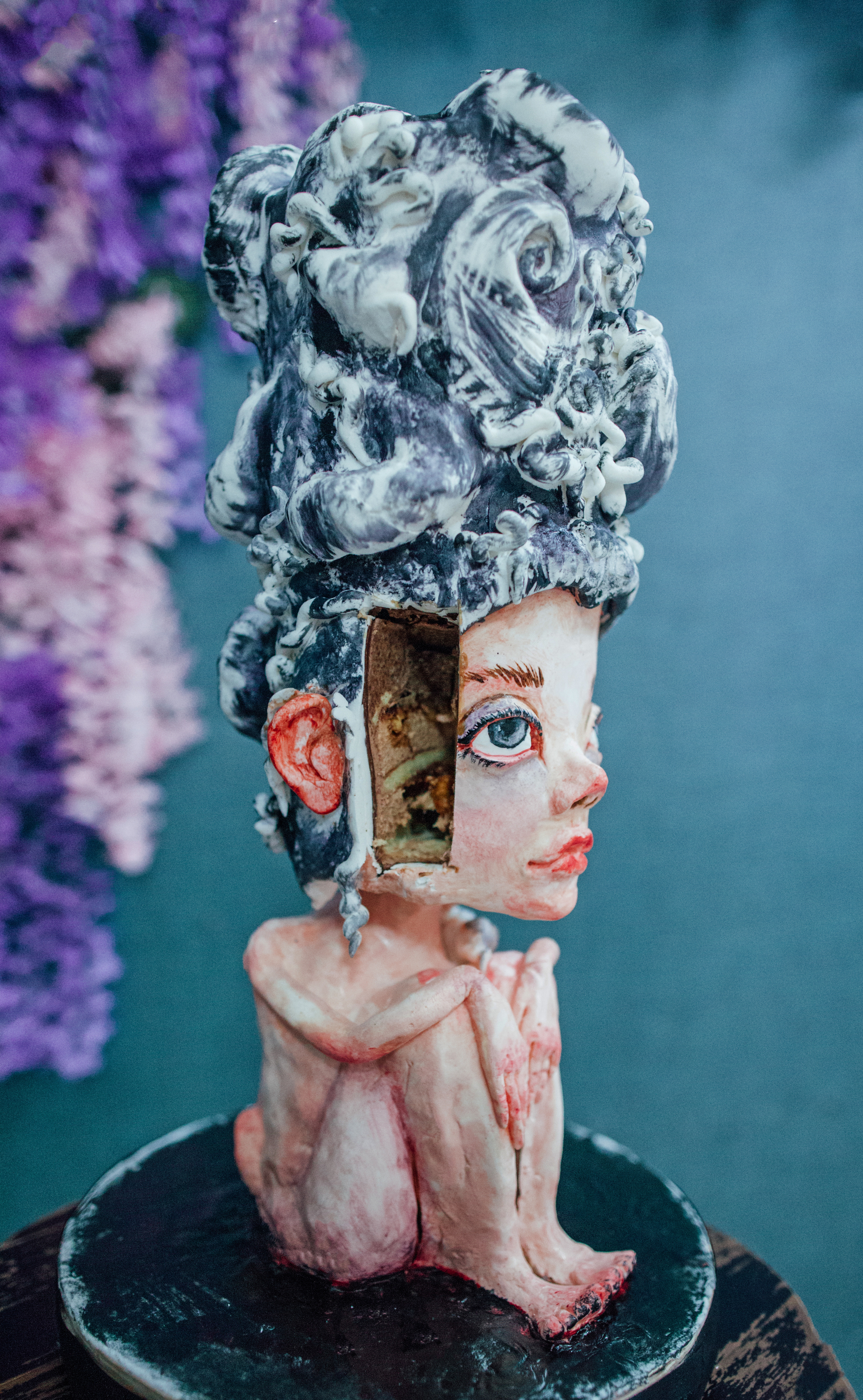 Cake as art - My, Cake, Confectioner, Marie Antoinette, Art, Handmade, Longpost