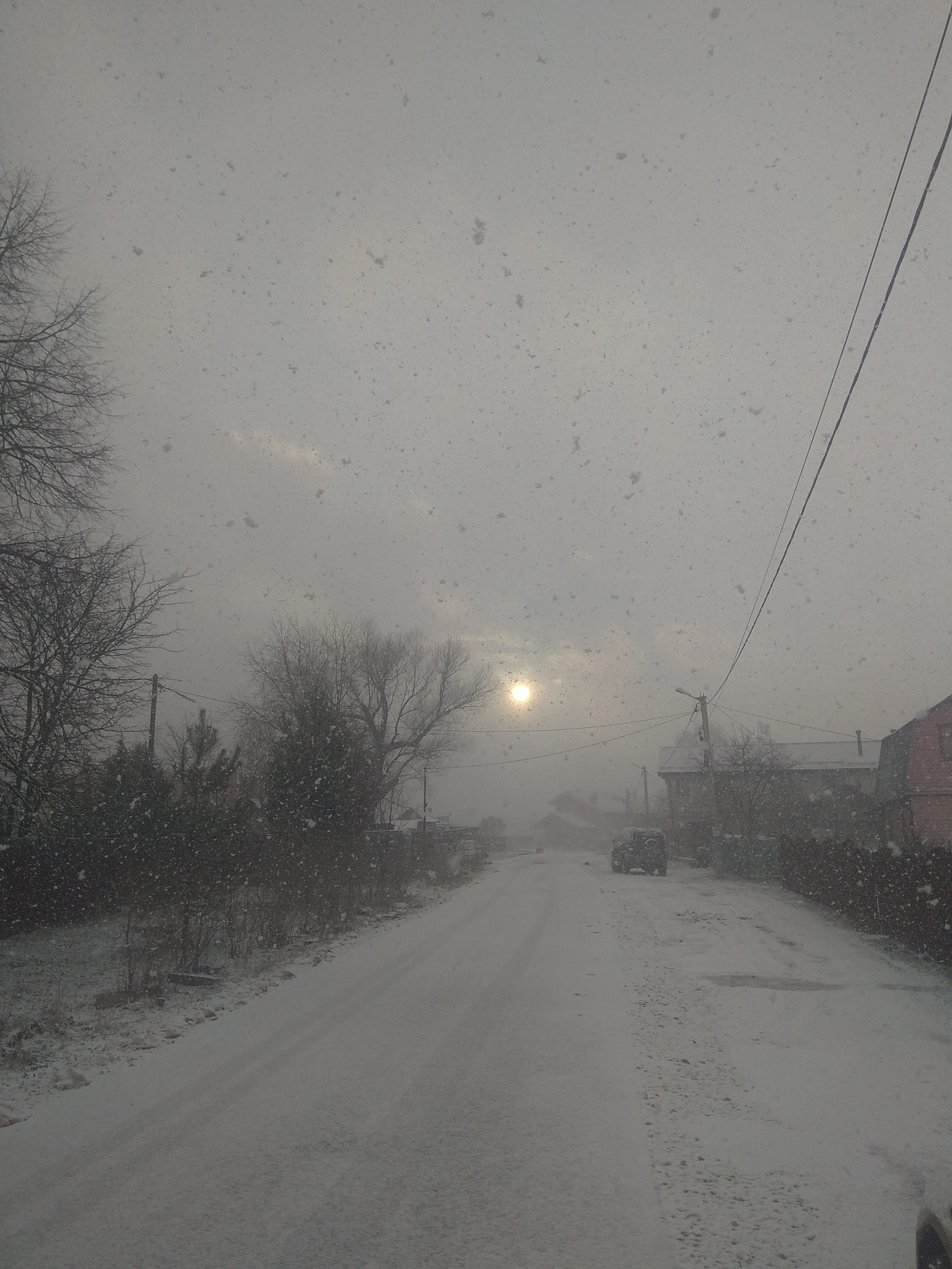 5 minutes difference - My, Nature, Weather, Difference, Village, Longpost