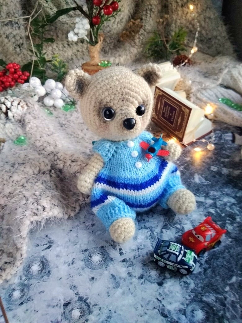 Bears from Village - My, Knitting, Knitted toys, Bears, Knitting, Crochet, Longpost, Needlework without process