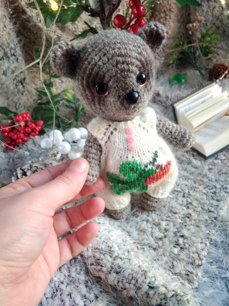 Bears from Village - My, Knitting, Knitted toys, Bears, Knitting, Crochet, Longpost, Needlework without process