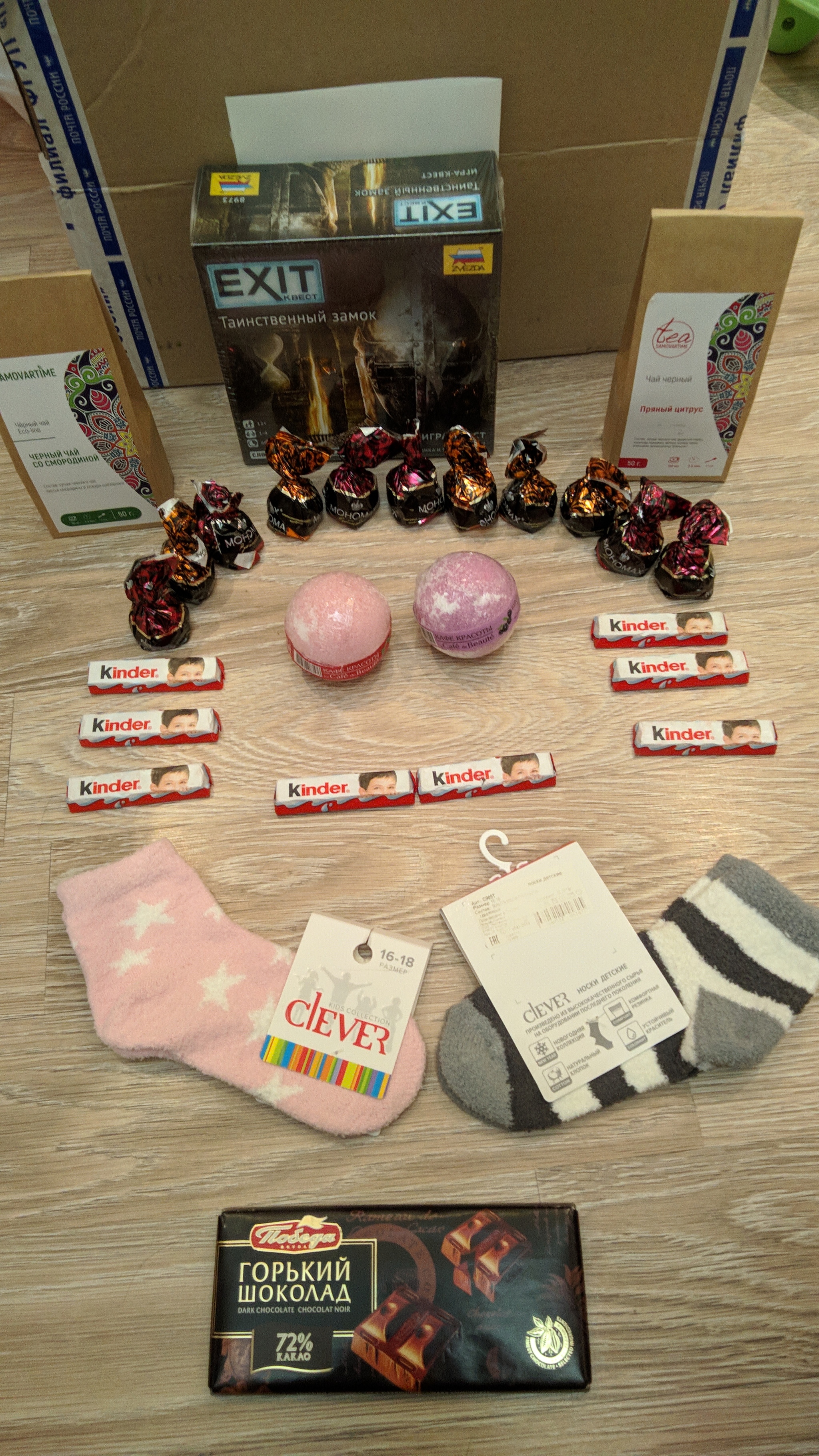 Flower and sock exchange: Perm - Nizhny Novgorod - My, Gift exchange, Gift exchange report, Longpost