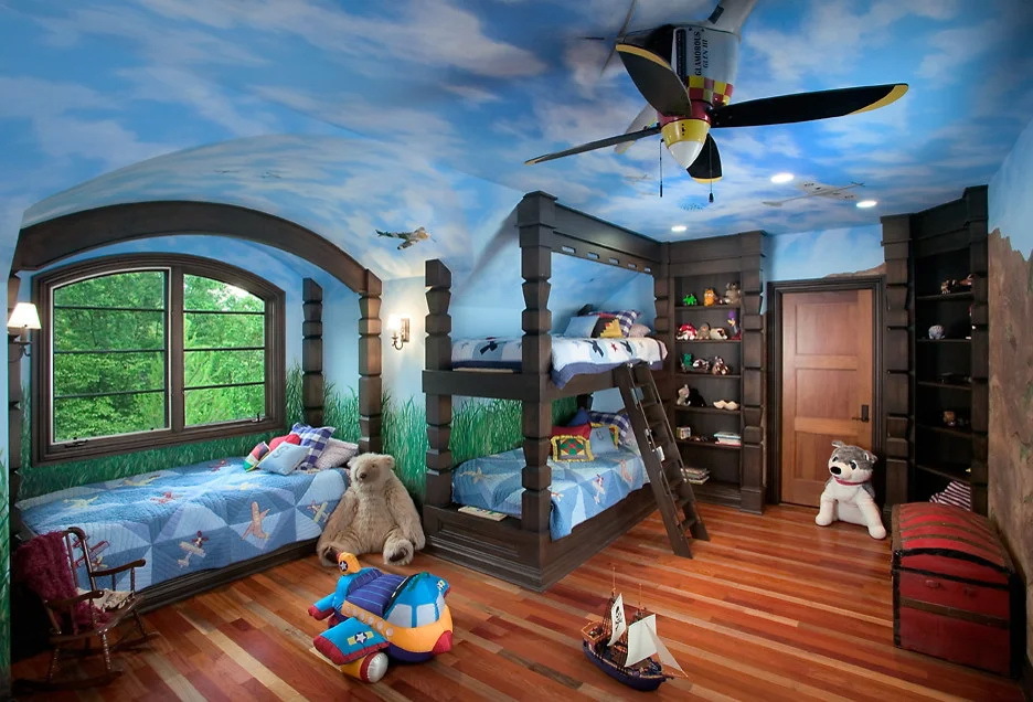 Детская комната для мальчика. 10 интересных идей