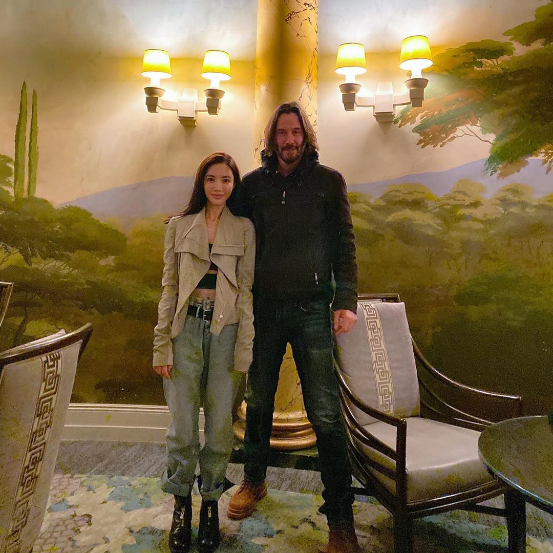 Meeting with an idol - Keanu Reeves, Actors and actresses, Celebrities, Fans, The Matrix: Resurrection, Photo with a celebrity, Instagram, Longpost