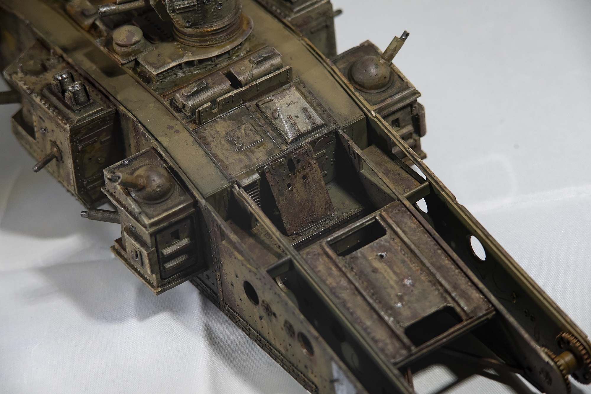 A strange tank, or the first attempt at modeling - My, Scalemodels, Modeling, Longpost