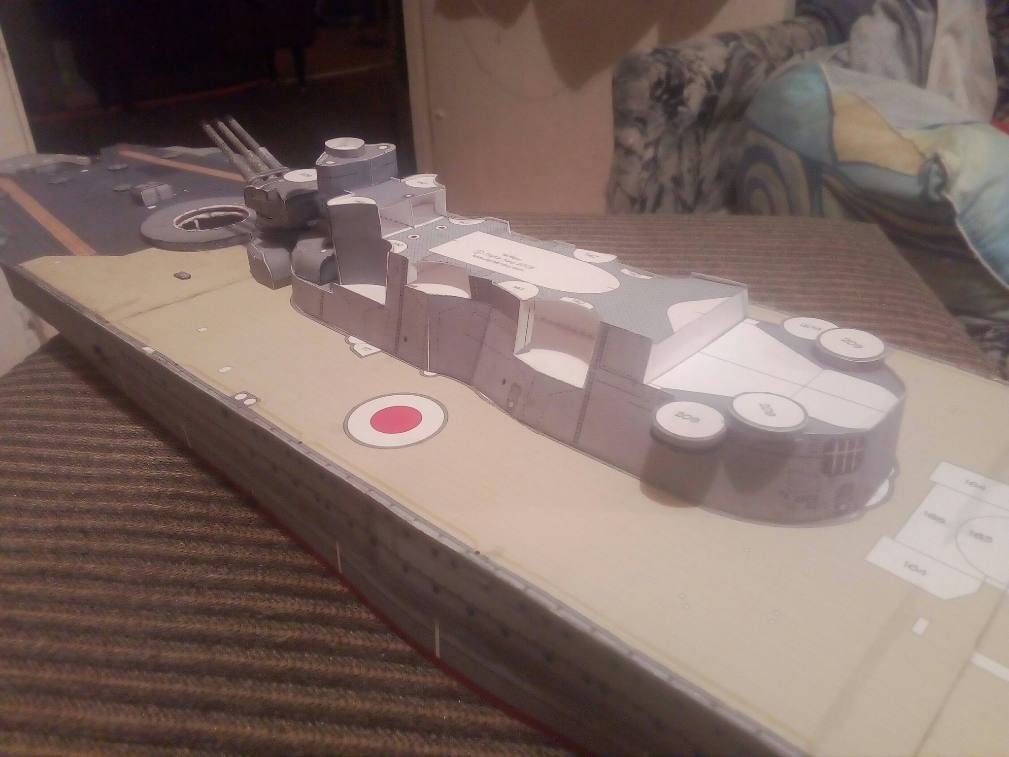 Simulation of Yamato. Completion of building construction - My, Stand modeling, Ship, Battleship Yamato, Longpost