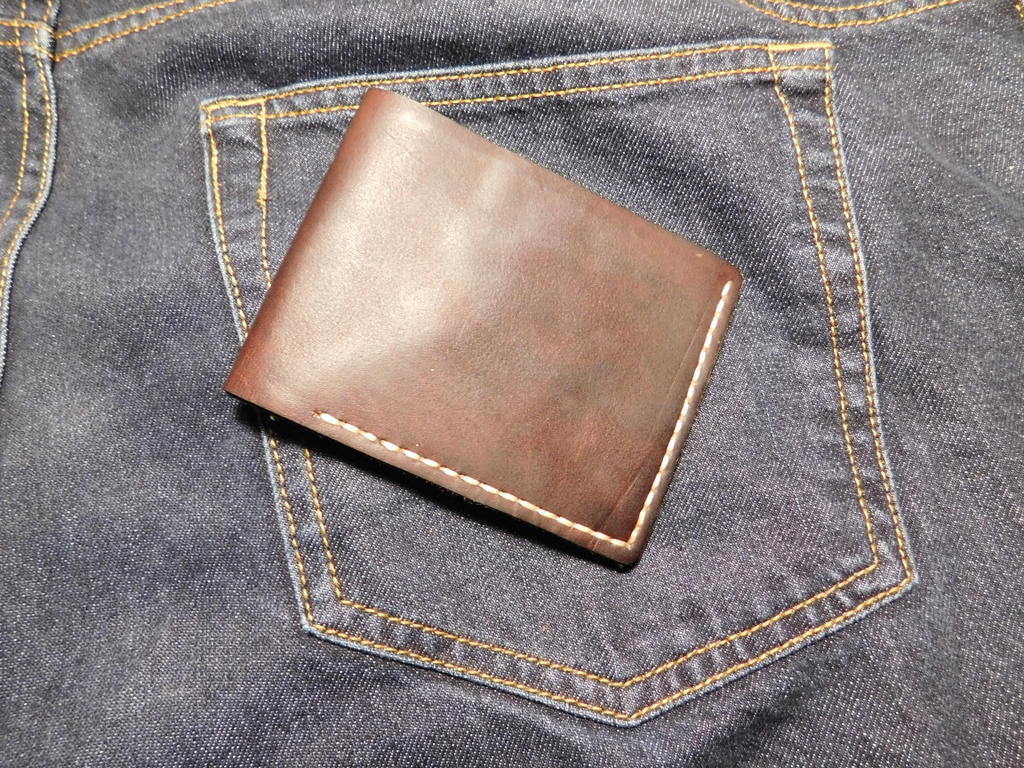 From the IT field to crafting or finding yourself. Do-it-yourself trial wallet made of genuine leather - My, Leather products, With your own hands, Handmade, Wallet, Longpost