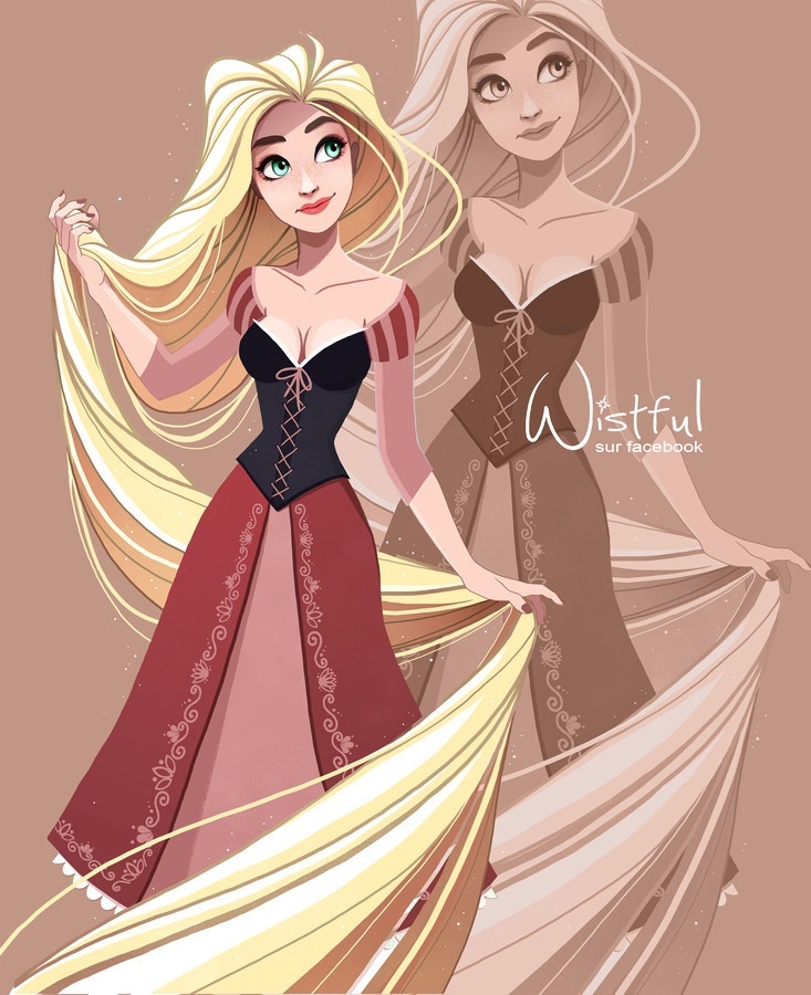 Princesses - Art, Princess, Disney princesses, Fan art, Beautiful girl, Girls, beauty, Longpost, Walt disney company