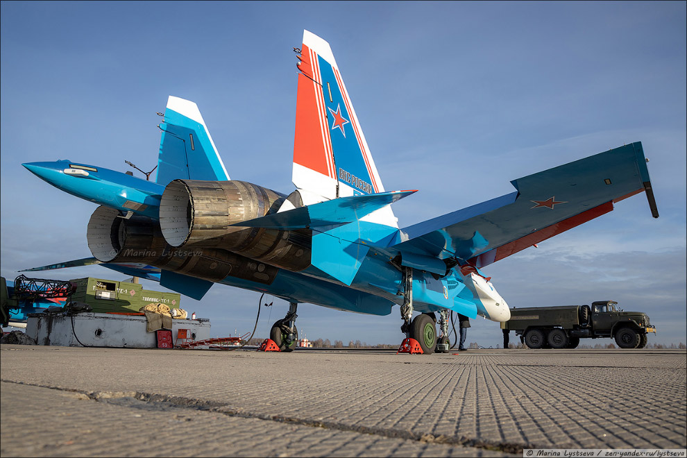 “Russian Knights” on the new Su-35S in Kubinka - Fighter, Airplane, Army, Russia, Drying, Longpost