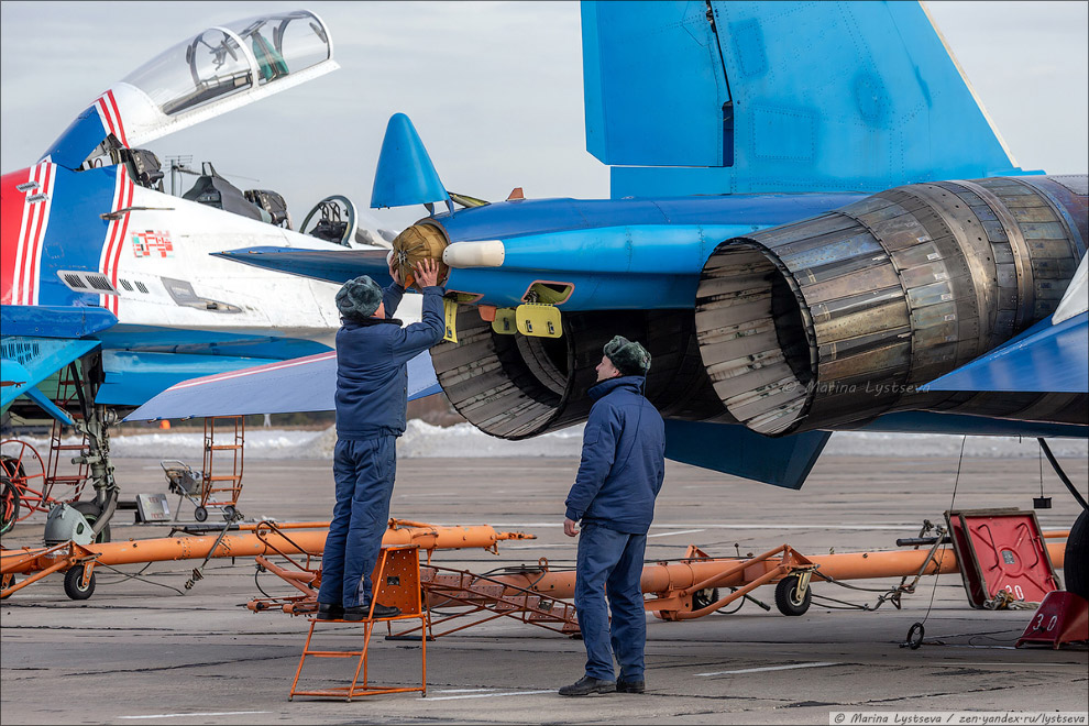 “Russian Knights” on the new Su-35S in Kubinka - Fighter, Airplane, Army, Russia, Drying, Longpost