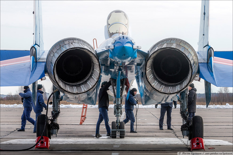 “Russian Knights” on the new Su-35S in Kubinka - Fighter, Airplane, Army, Russia, Drying, Longpost