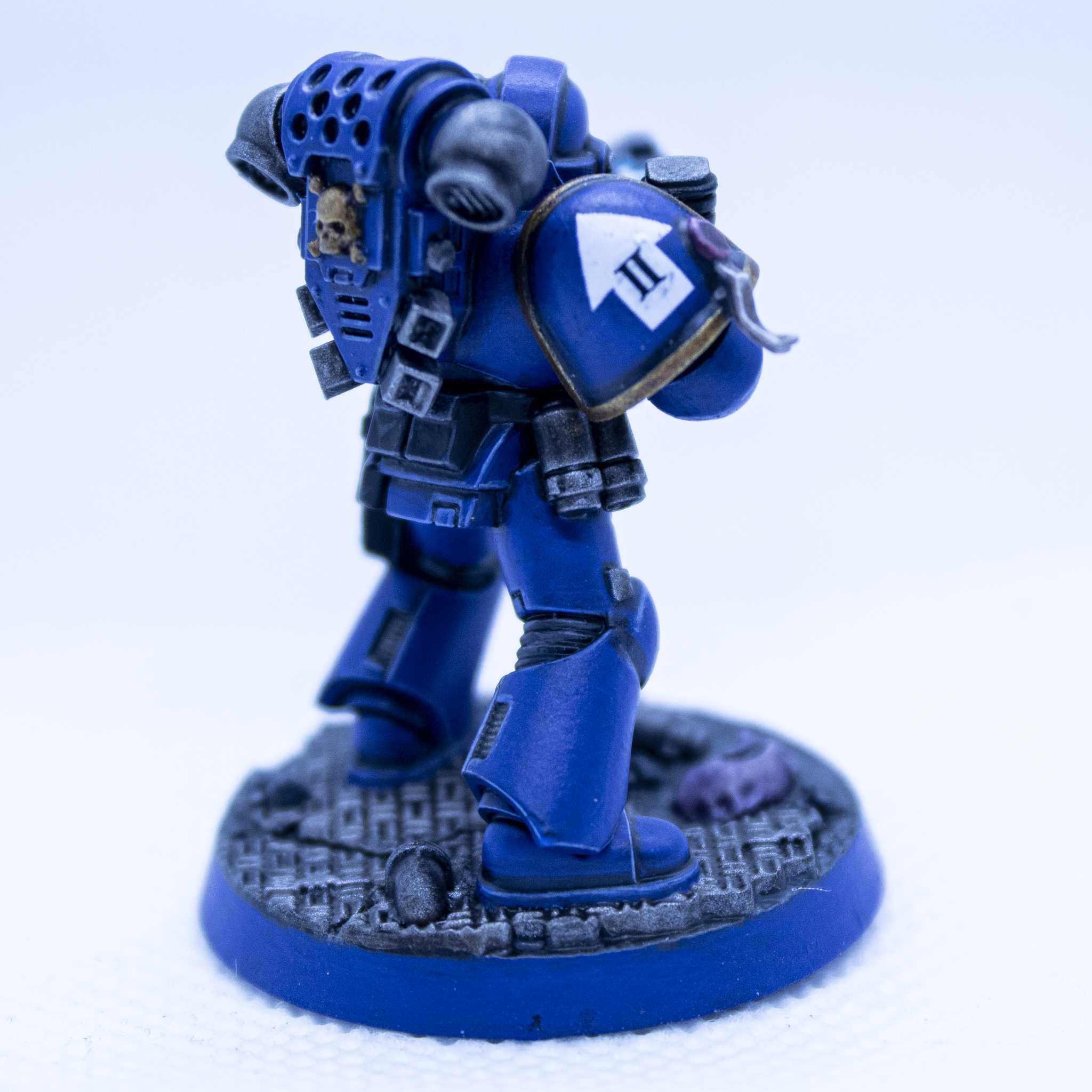 Brother Prometor and Brother Gayun from the first series of Space Marine heroes - My, Warhammer 40k, Ultramarines, Painting miniatures, Miniature, Acrylic, Longpost