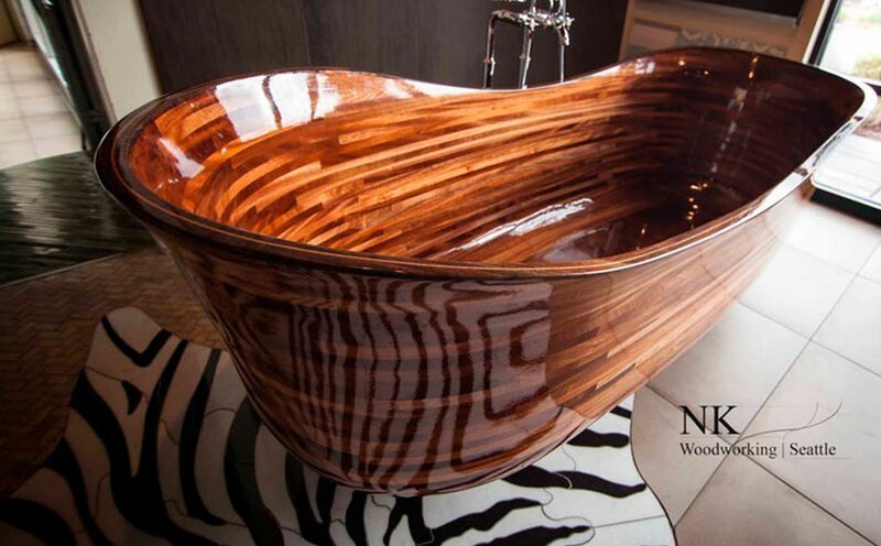 Boatbuilder creates stunning wooden bathtubs - Bath, Plumbing, Handmade, Woodworking, Longpost