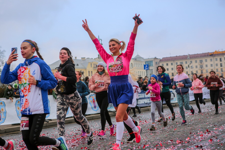 Everyone is running! - Minsk, March 8 - International Women's Day, Sport, The race, From the network, Video, Longpost