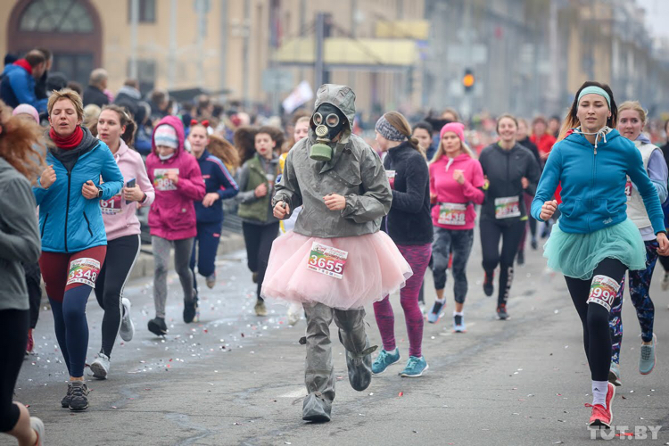 Everyone is running! - Minsk, March 8 - International Women's Day, Sport, The race, From the network, Video, Longpost