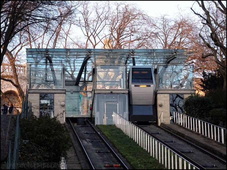 Funicular of Montmartre - Funicular, Elevator, Paris, Longpost, France, Montmartre, Video