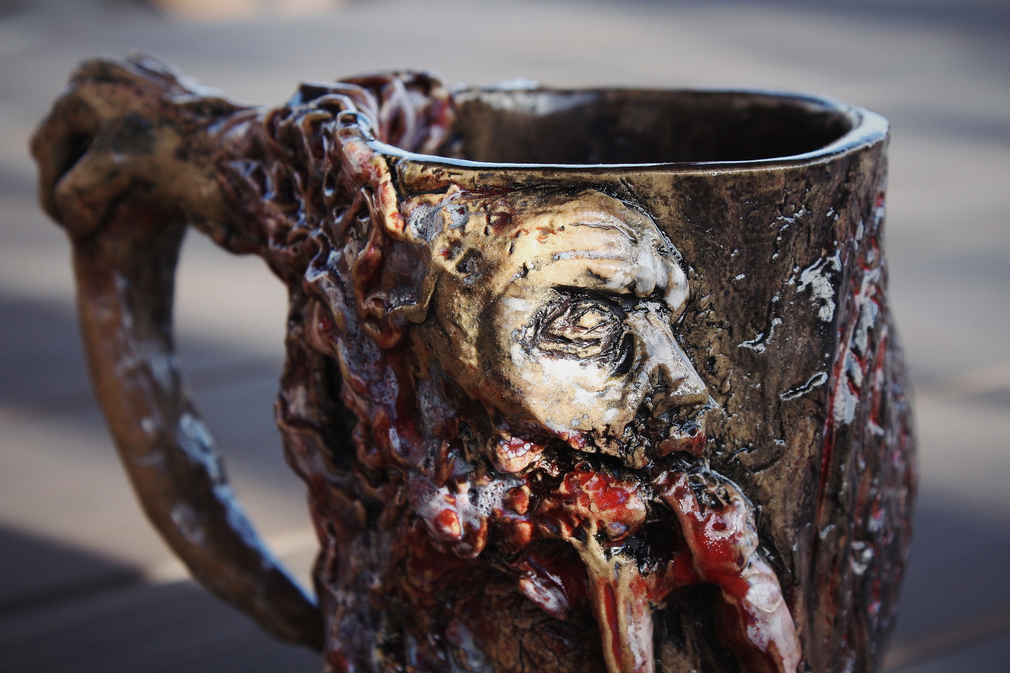 Custom mug with necromorph from Dead space - My, Dead space, Dead Space2, Make Us whole, Obelisk, Longpost