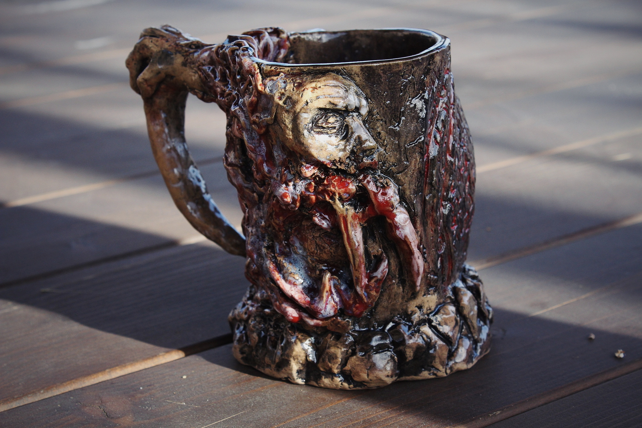 Custom mug with necromorph from Dead space - My, Dead space, Dead Space2, Make Us whole, Obelisk, Longpost