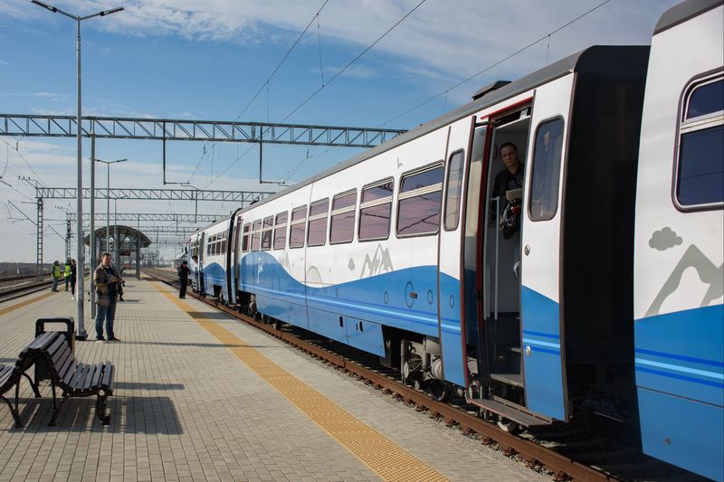 Rail bus in Crimea - Railway, Rail bus, Longpost, Crimea, Video